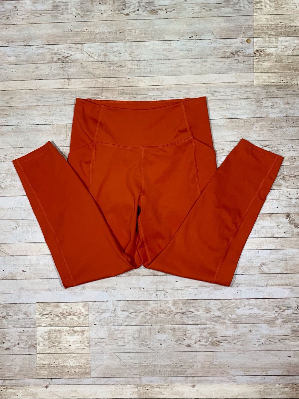 Girlfriend Collective High Rise Leggings Pocket Size L Orange